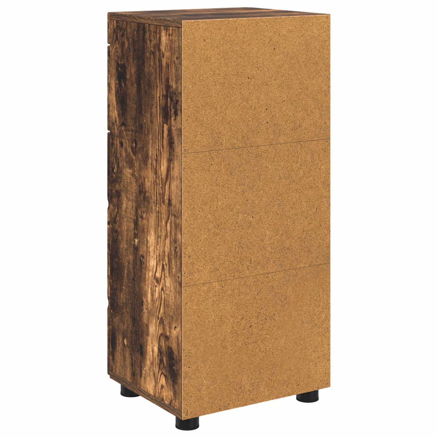 Bathroom Cabinet Set TULUM Smoked Oak 37 x 31.5 x 82 cm