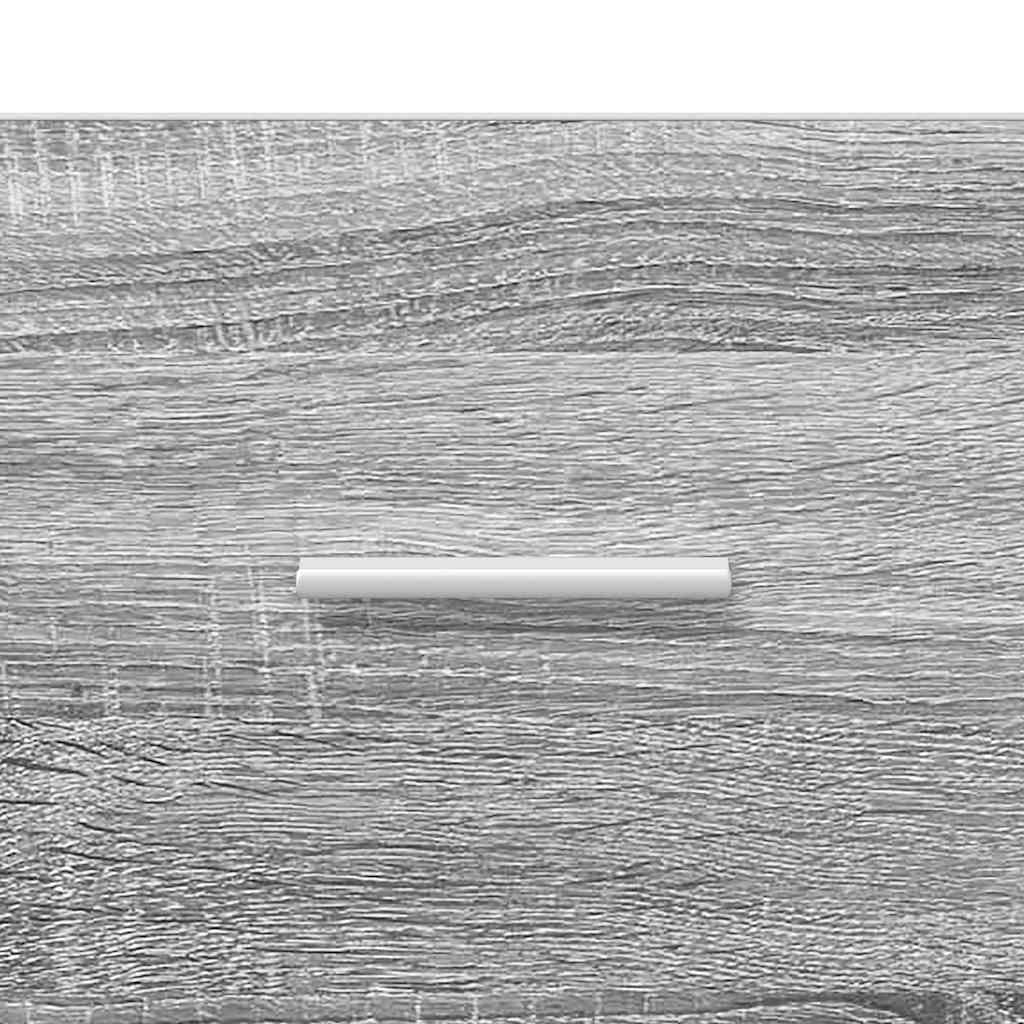 vidaXL Bathroom Cabinet Grey sonoma 37 x 31.5 x 82 cm Engineered wood