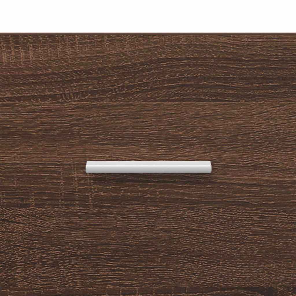 vidaXL Bathroom Cabinet Brown oak 37 x 31.5 x 82 cm Engineered wood