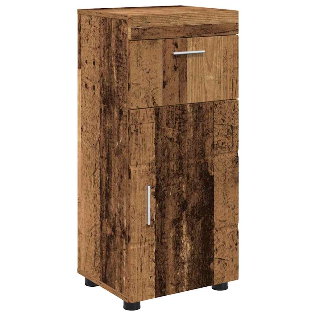vidaXL Bathroom Cabinet Old wood 37 x 31.5 x 82 cm Engineered wood