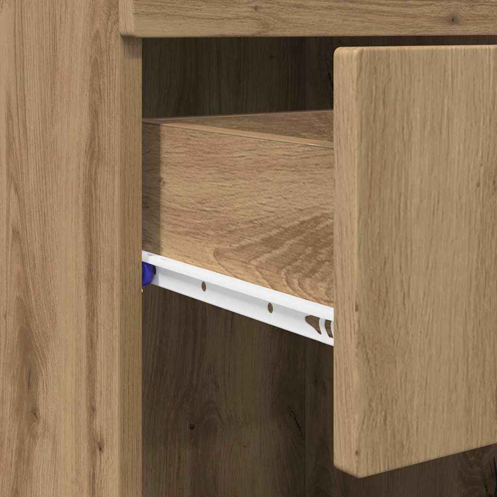 vidaXL Bathroom Cabinet Artisan oak 37 x 31.5 x 82 cm Engineered wood