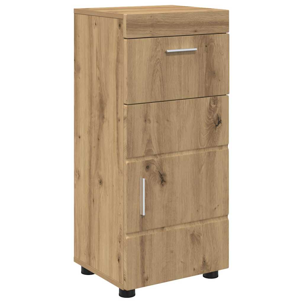 vidaXL Bathroom Cabinet Artisan oak 37 x 31.5 x 82 cm Engineered wood