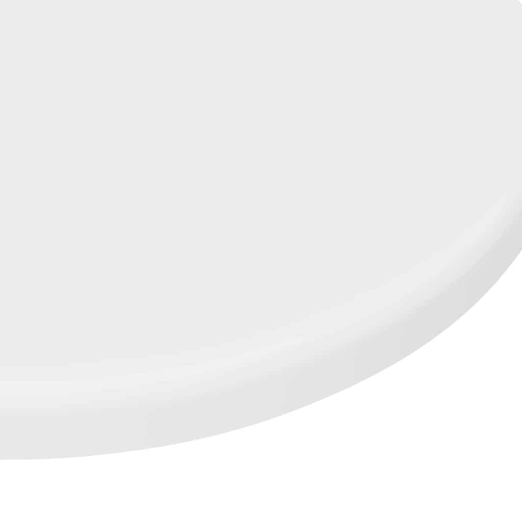 Table Top White Ø 30 x 1.5 cm Engineered Wood