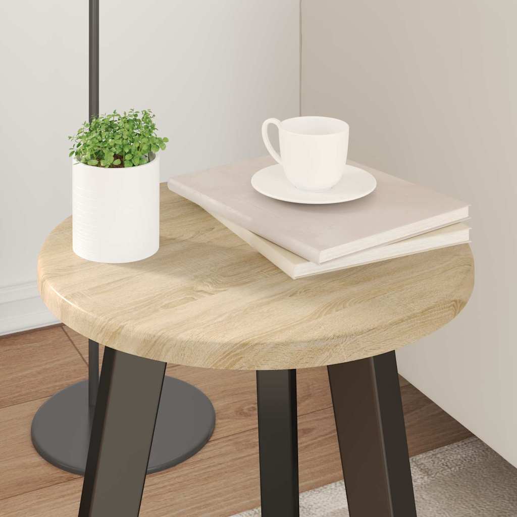 Table Top Sonoma oak Ø 30 x 1.5 cm Engineered Wood