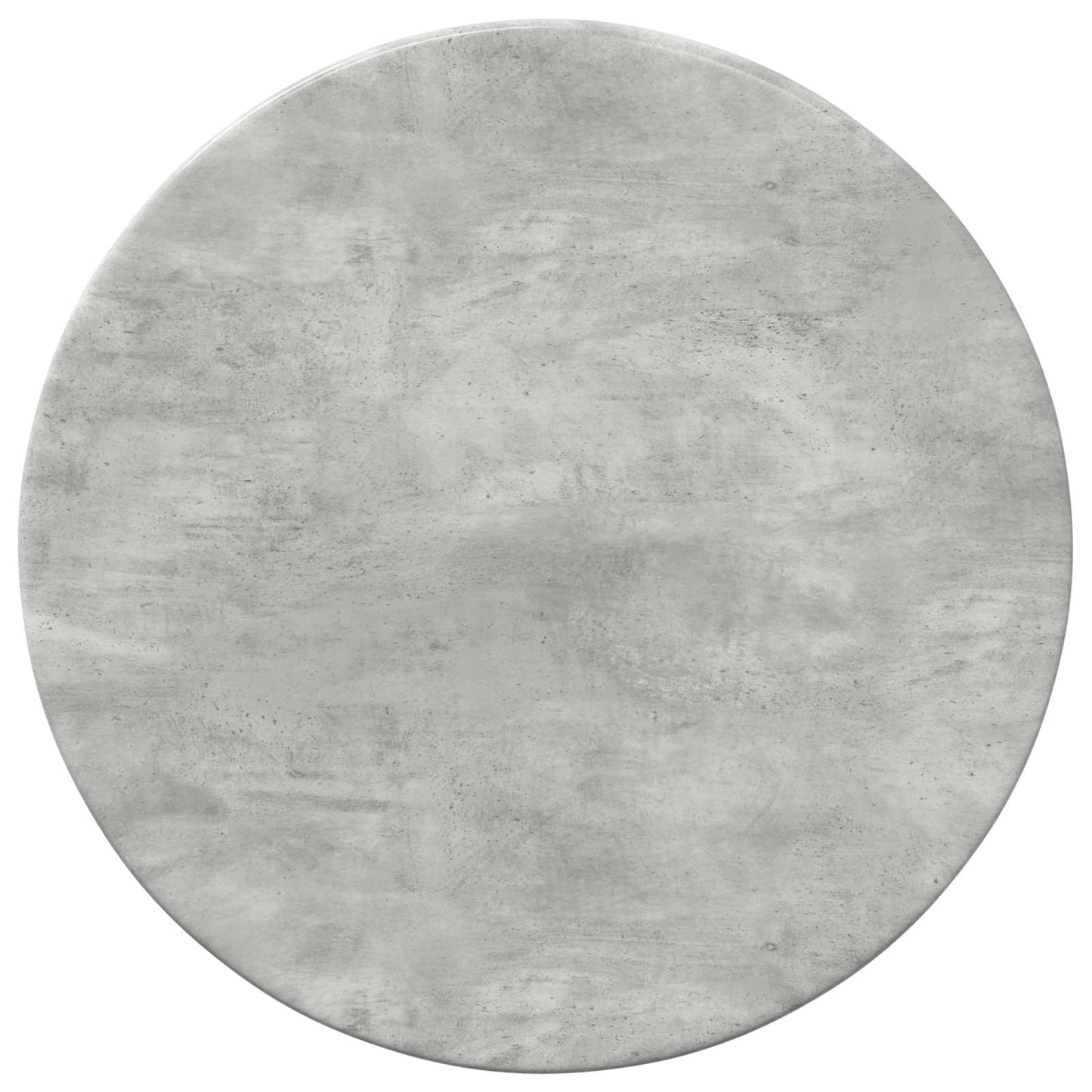 Table Top Ø 30 x 1.5 cm Round Engineered Wood Concrete Grey