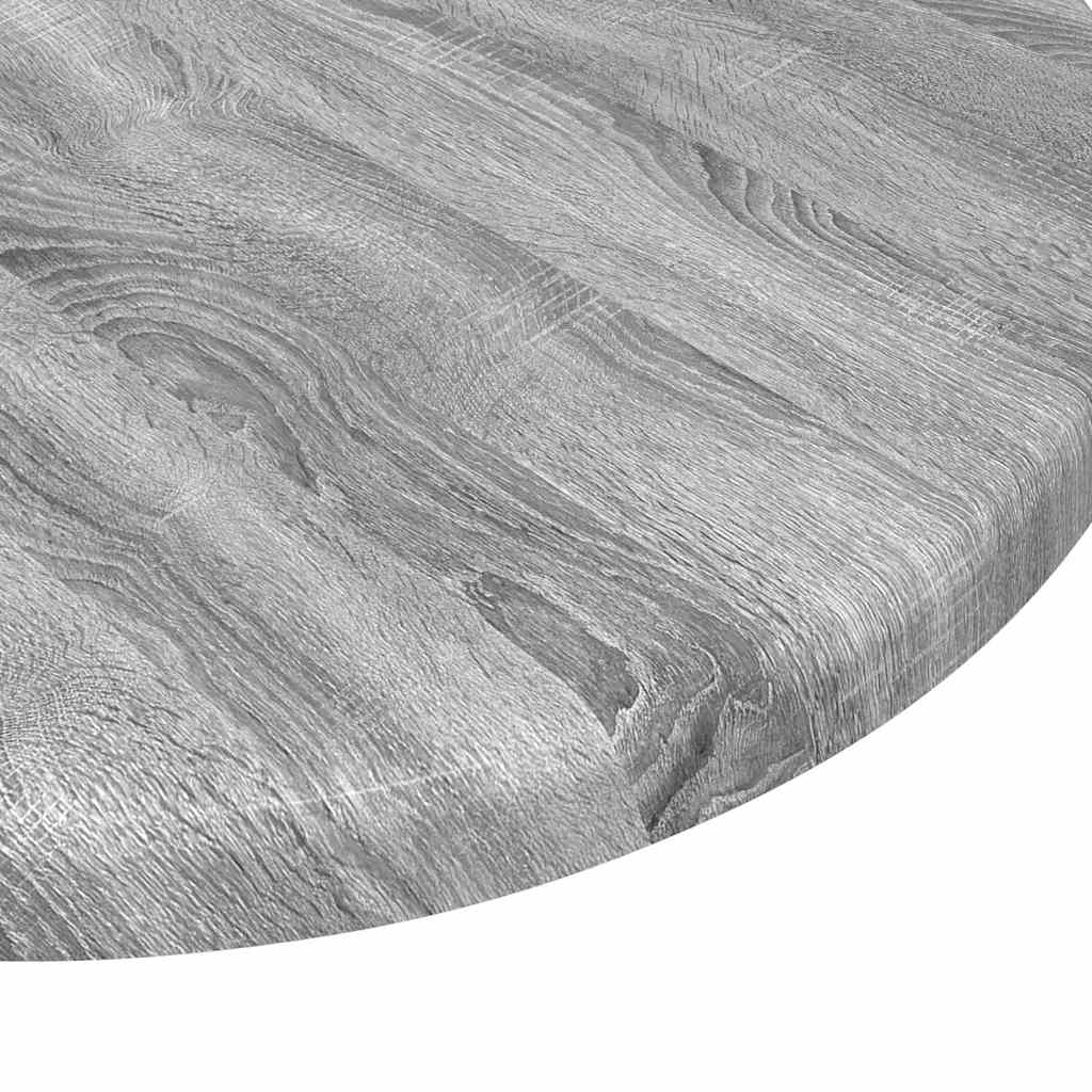 Table Top Grey Sonoma Ø 30 x 1.5 cm Engineered Wood