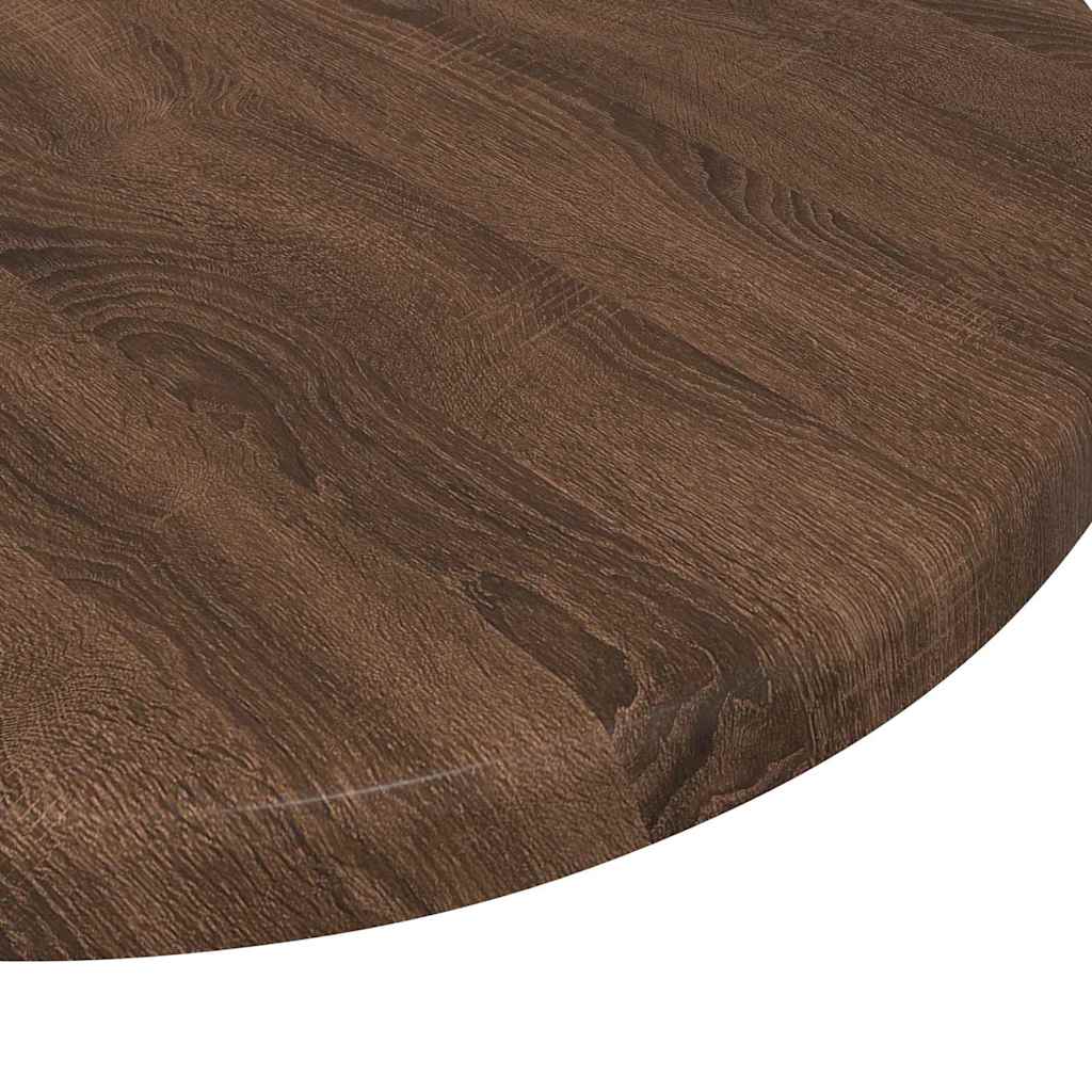 Table Top Brown oak Ø 30 x 1.5 cm Engineered Wood