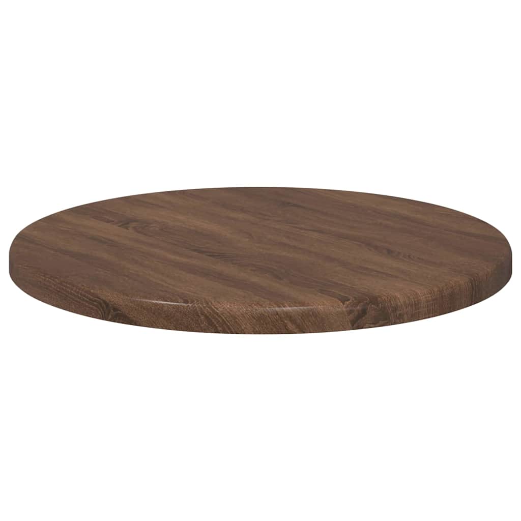 Table Top Brown oak Ø 30 x 1.5 cm Engineered Wood