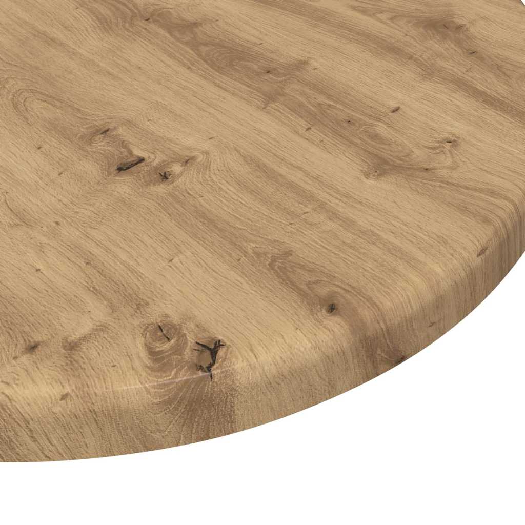 Table Top Artisan oak Ø 30 x 1.5 cm Engineered Wood