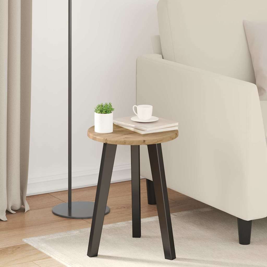 Table Top Artisan oak Ø 30 x 1.5 cm Engineered Wood