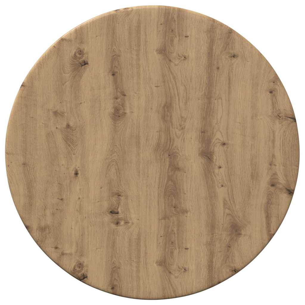 Table Top Artisan oak Ø 30 x 1.5 cm Engineered Wood