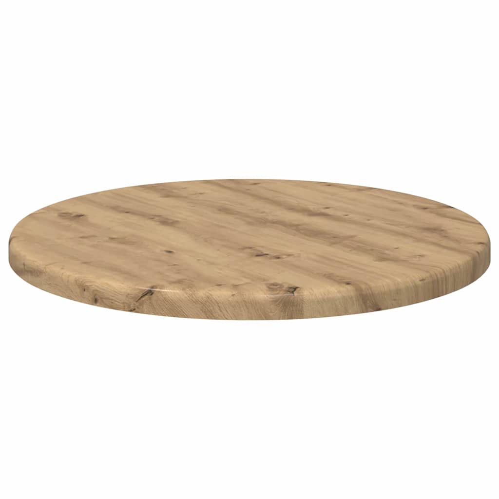 Table Top Artisan oak Ø 30 x 1.5 cm Engineered Wood