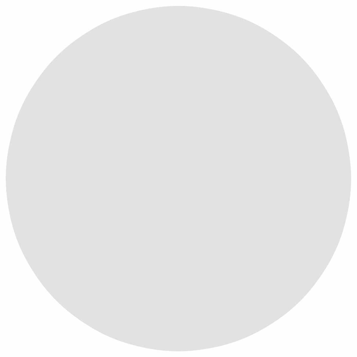 Table Top Ø 40 x 1.5 cm Round Engineered Wood Black