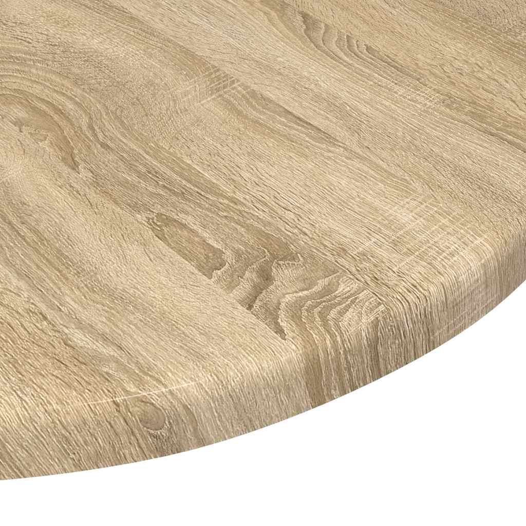 Table Top Ø 40 x 1.5 cm Round Engineered Wood Sonoma Oak