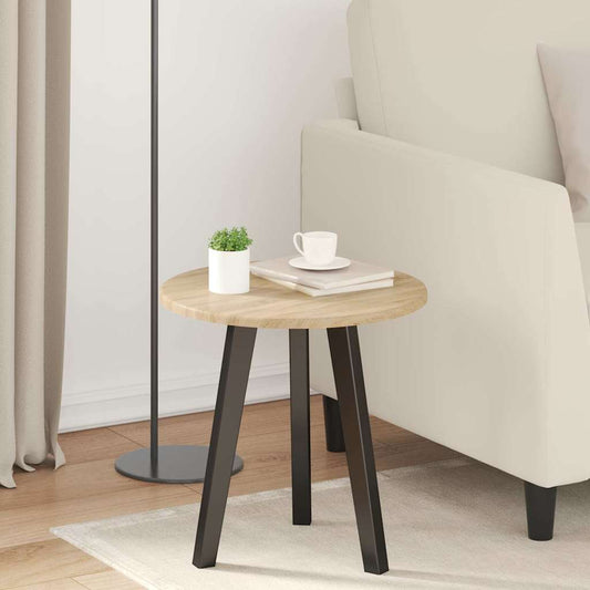Table Top Ø 40 x 1.5 cm Round Engineered Wood Sonoma Oak
