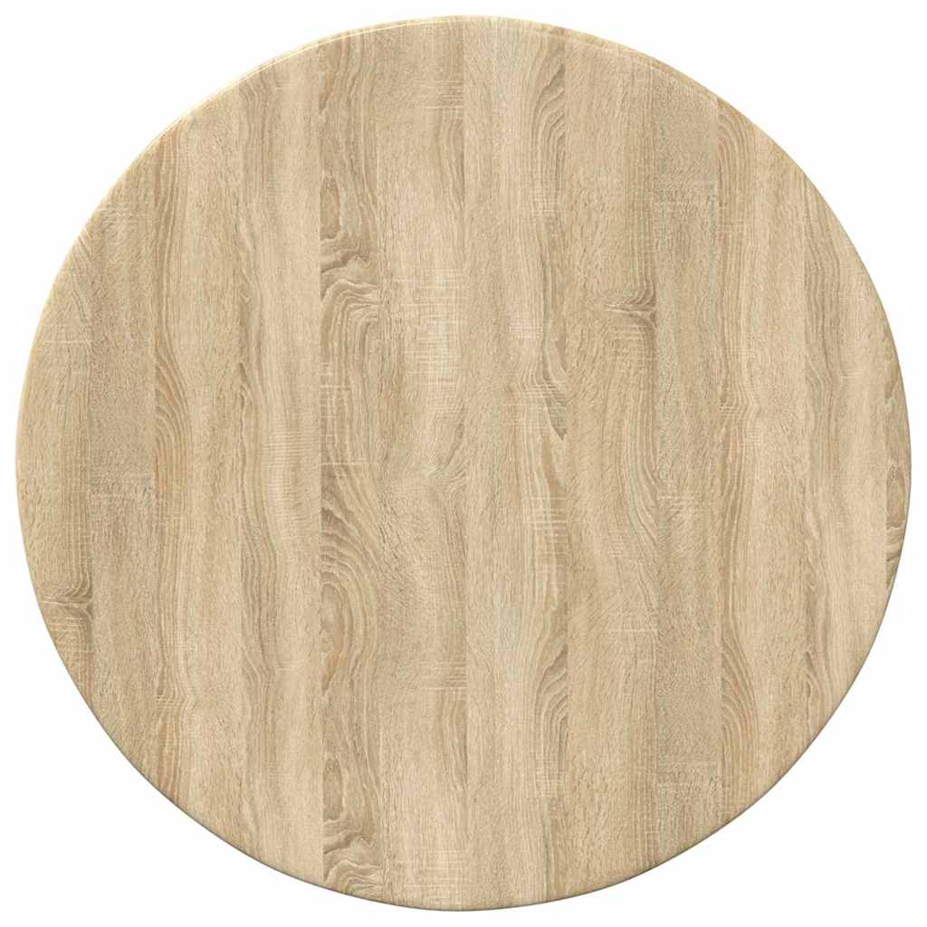 Table Top Ø 40 x 1.5 cm Round Engineered Wood Sonoma Oak