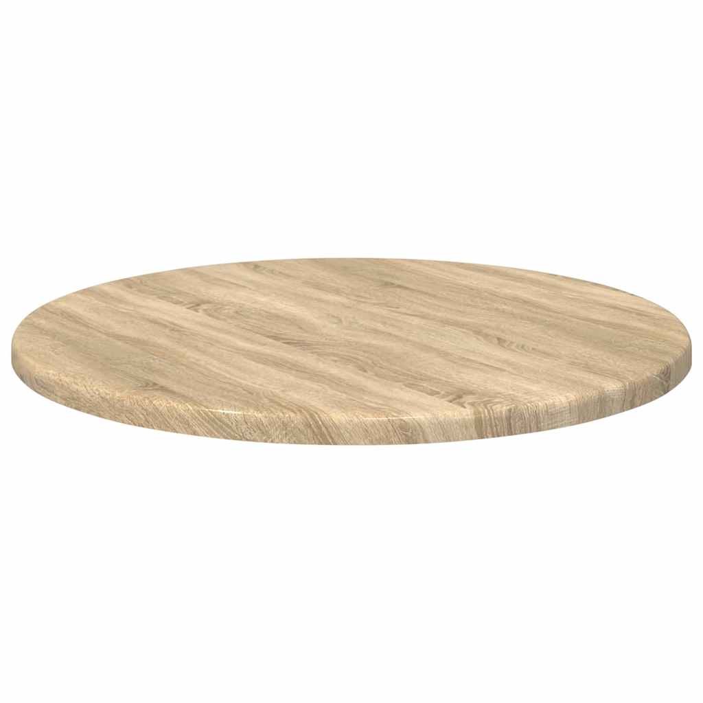 Table Top Ø 40 x 1.5 cm Round Engineered Wood Sonoma Oak