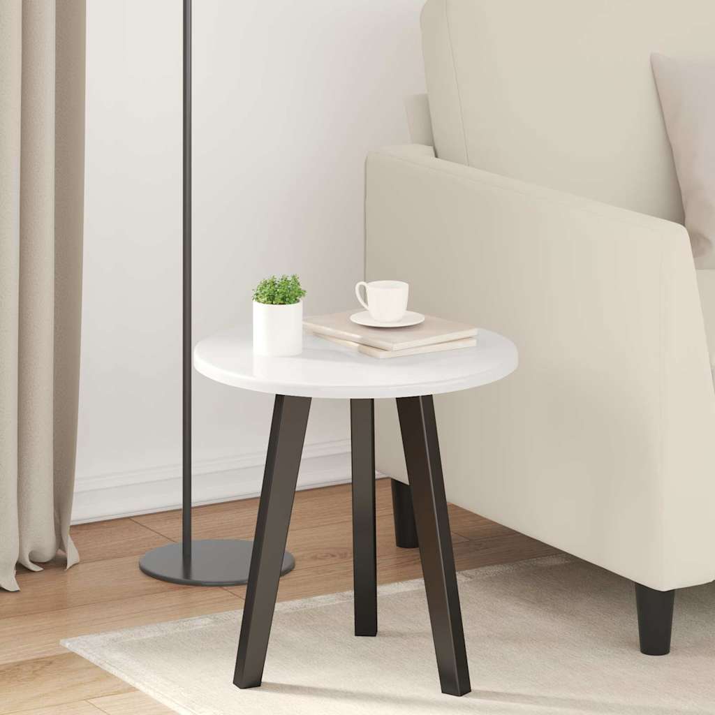 Table Top High gloss white Ø 40 x 1.5 cm Engineered Wood