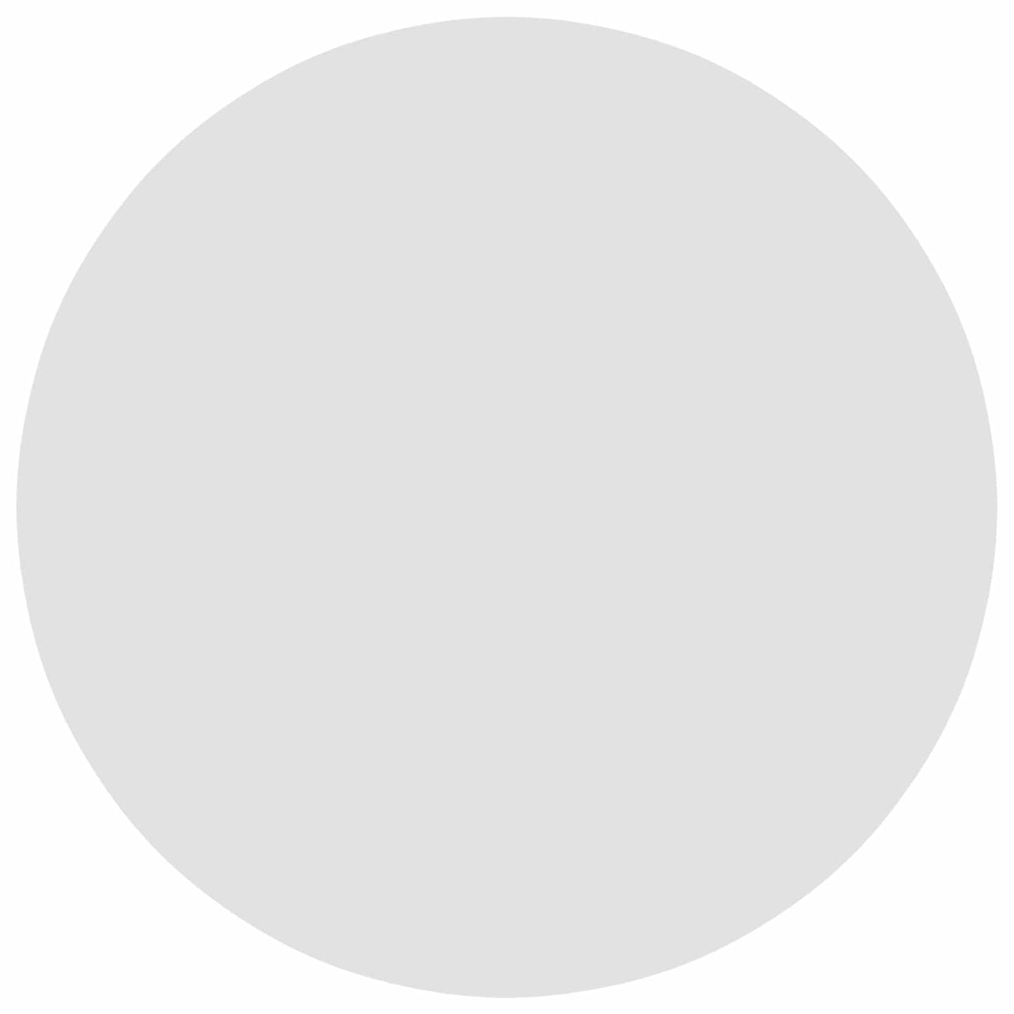 Table Top Ø 40 x 1.5 cm Round Engineered Wood High Gloss White