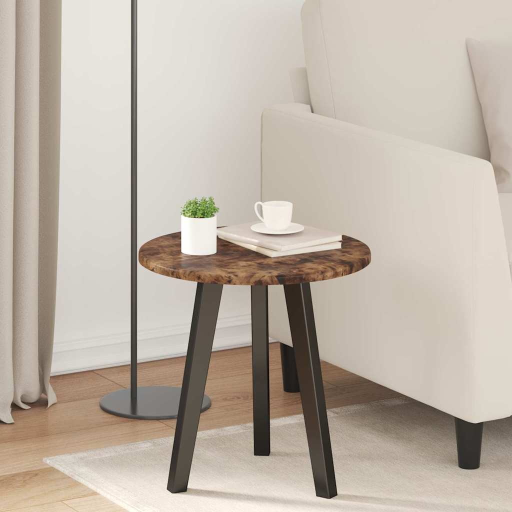 Table Top Smoked oak Ø 40 x 1.5 cm Engineered Wood