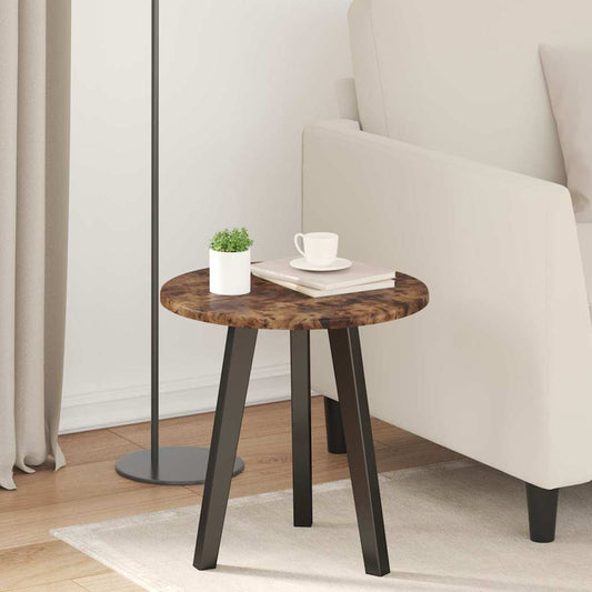 Table Top Smoked oak Ø 40 x 1.5 cm Engineered Wood