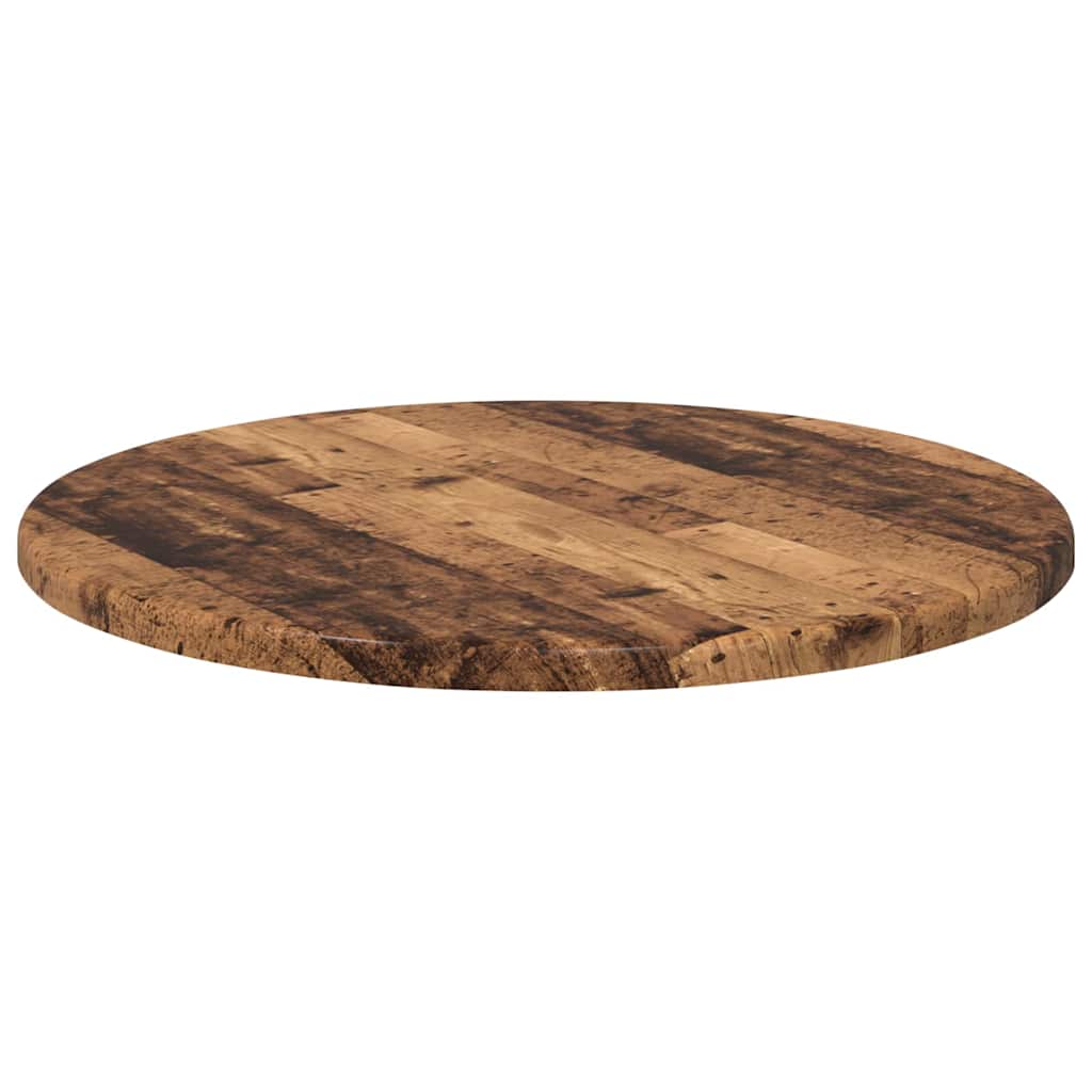 Table Top Old wood Ø 40 x 1.5 cm Engineered Wood