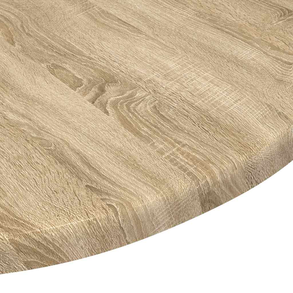 Table Top Sonoma oak Ø 50 x 1.5 cm Engineered Wood