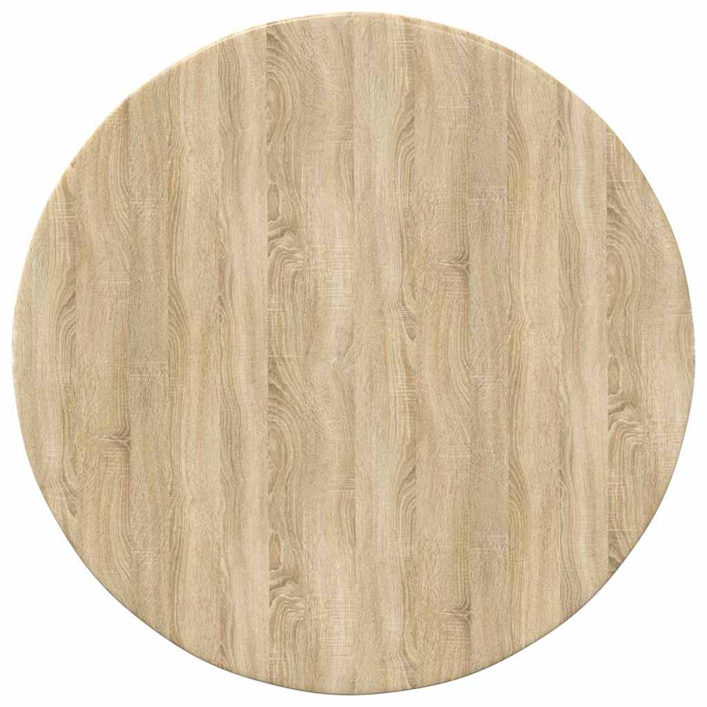 Table Top Sonoma oak Ø 50 x 1.5 cm Engineered Wood