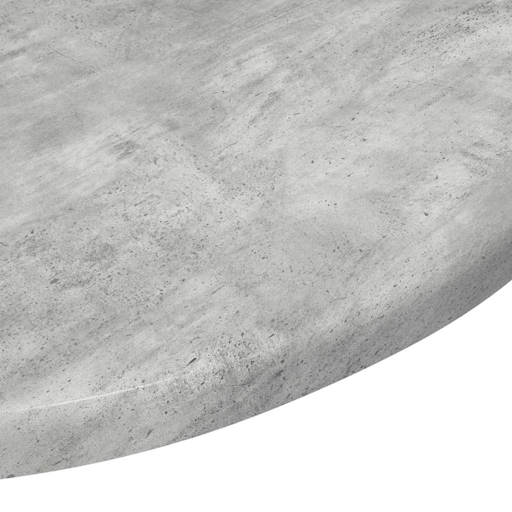Table Top Concrete grey Ø 50 x 1.5 cm Engineered Wood