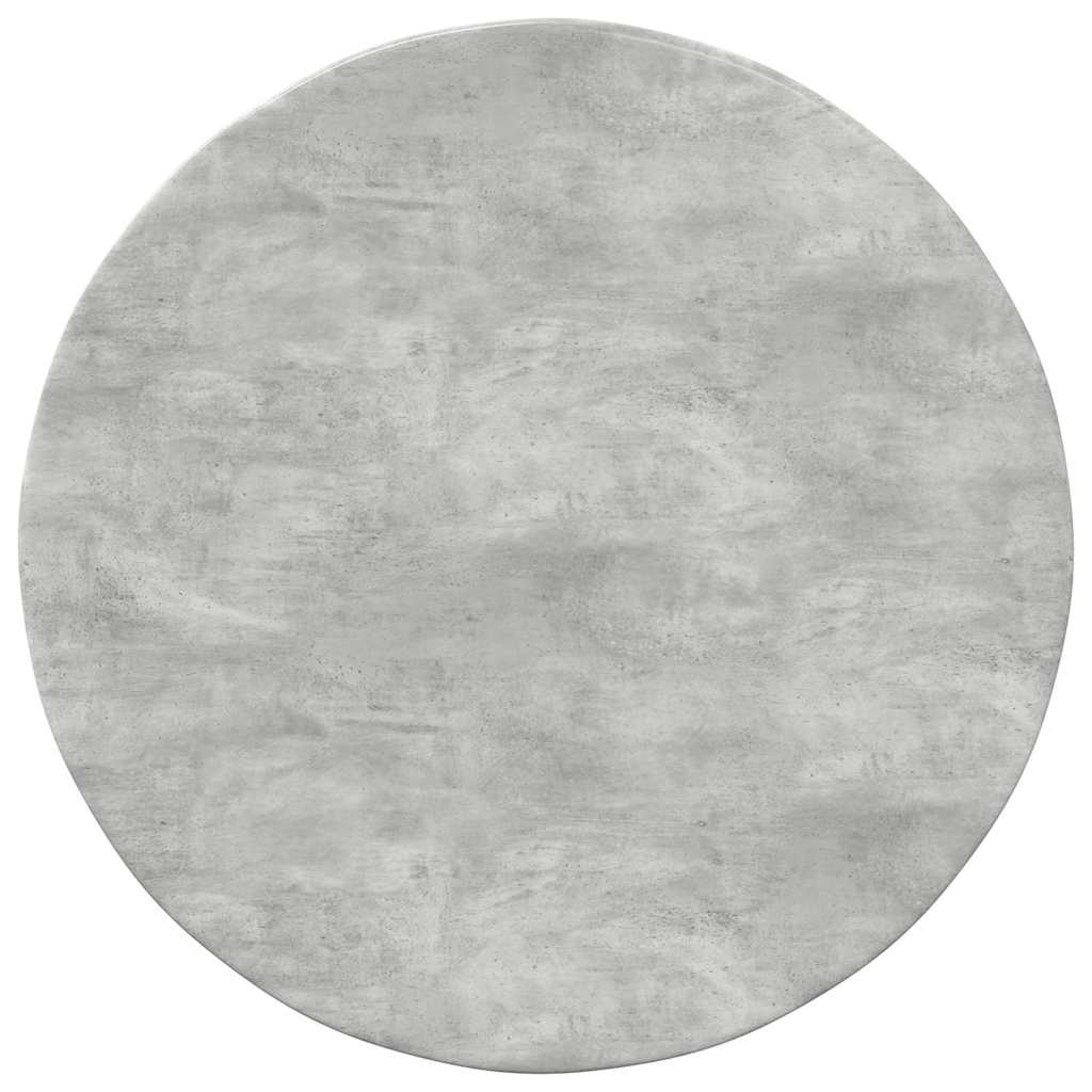 Table Top Concrete grey Ø 50 x 1.5 cm Engineered Wood