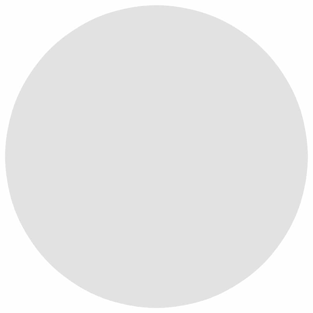 Table Top Ø 50 x 1.5 cm Round Engineered Wood High Gloss White