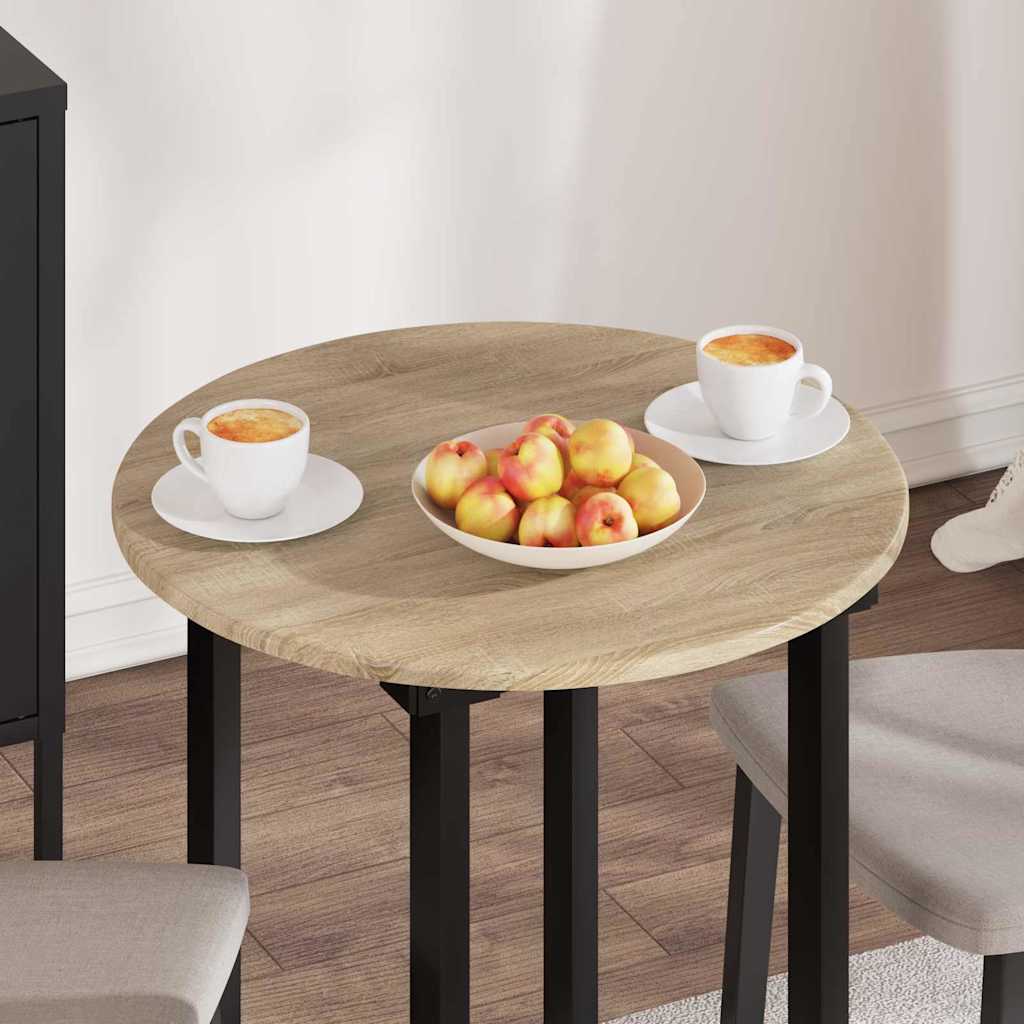 Table Top Sonoma oak Ø 60 x 1.5 cm Engineered Wood