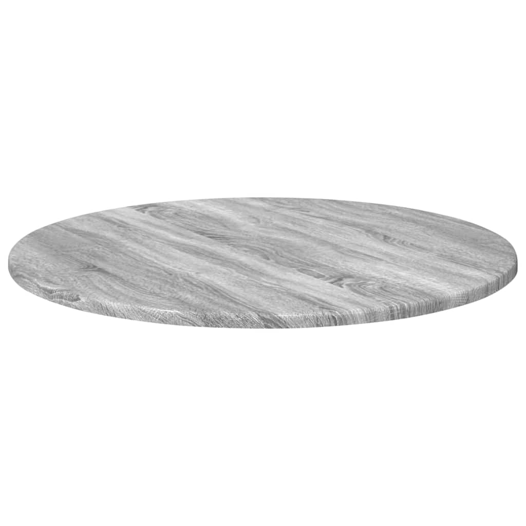 Table Top Grey sonoma Ø 60 x 1.5 cm Engineered Wood