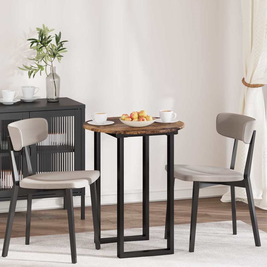 Table Top Old wood Ø 60 x 1.5 cm Engineered Wood