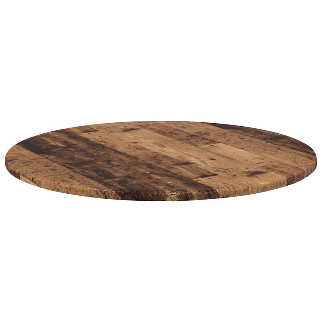 Table Top Old wood Ø 60 x 1.5 cm Engineered Wood