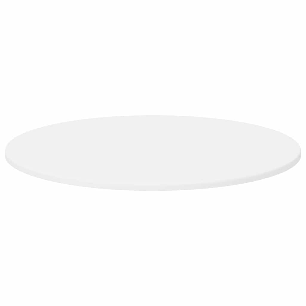 Table Top White Ø 70 x 1.5 cm Engineered Wood