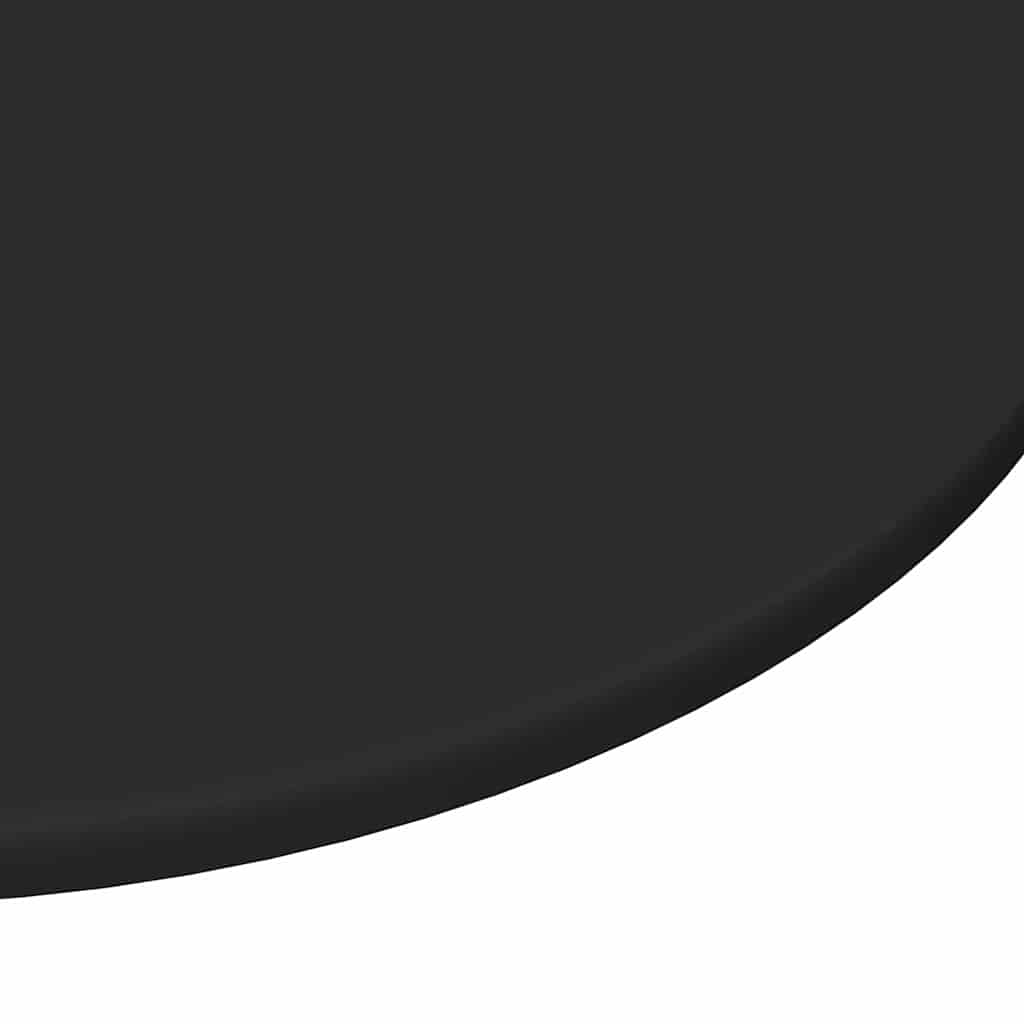 Table Top Black Ø 70 x 1.5 cm Engineered Wood