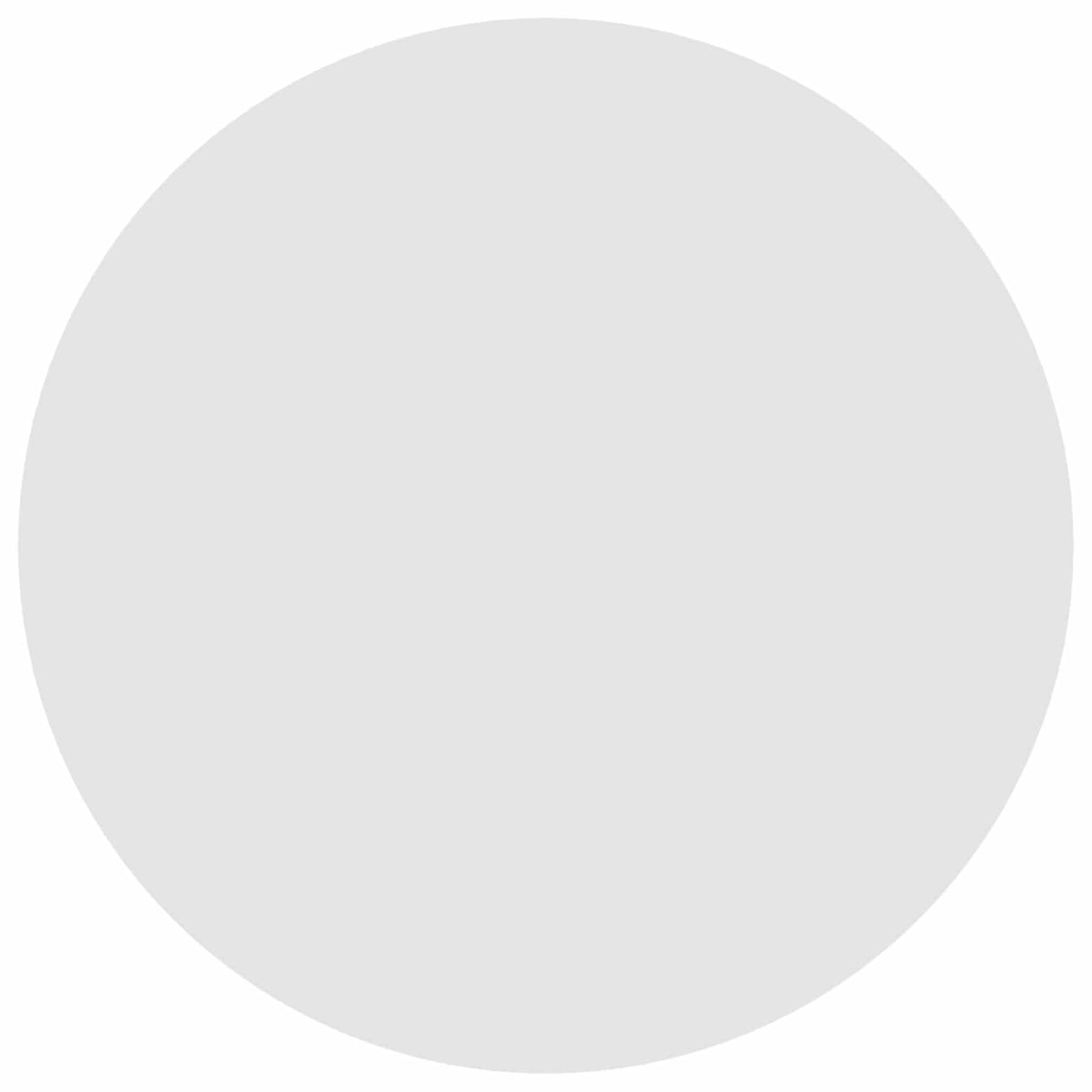 Table Top Ø 70 x 1.5 cm Round Engineered Wood Black