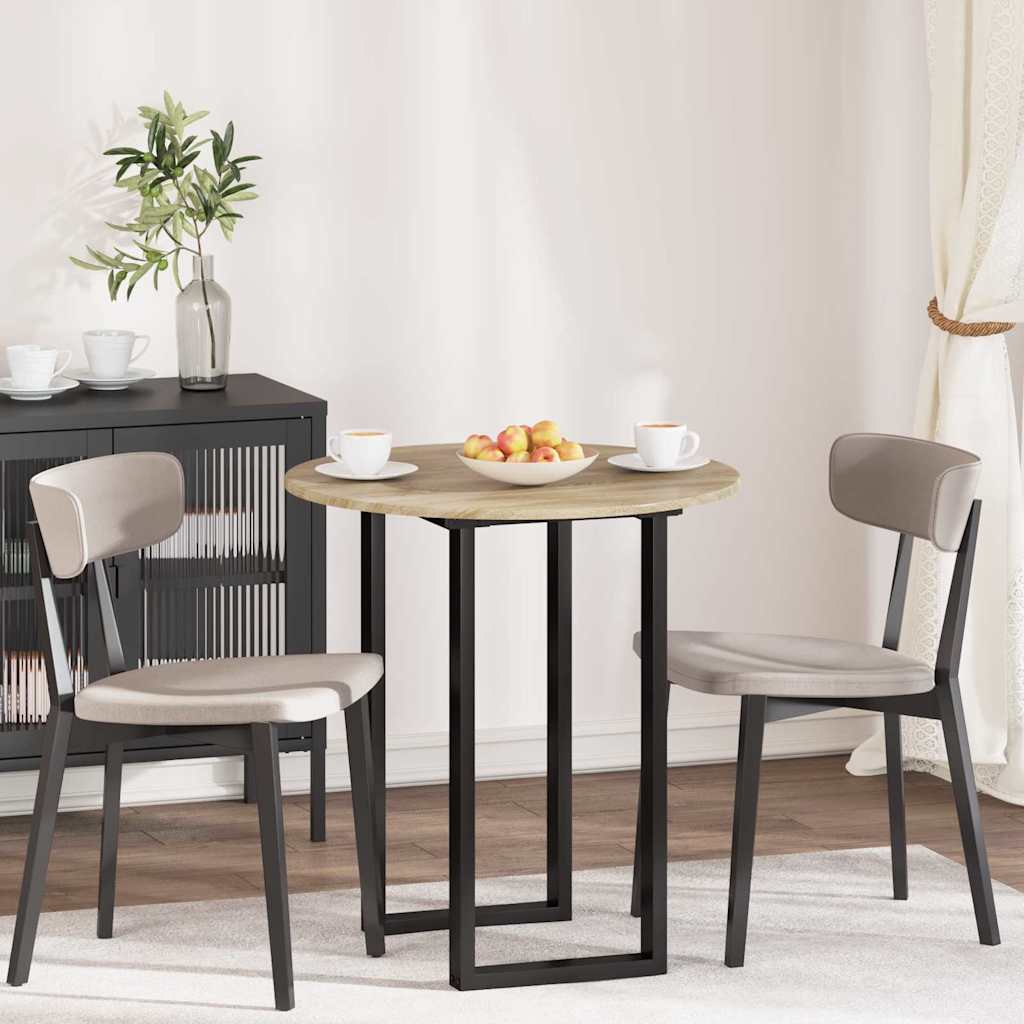 Table Top Sonoma oak Ø 70 x 1.5 cm Engineered Wood