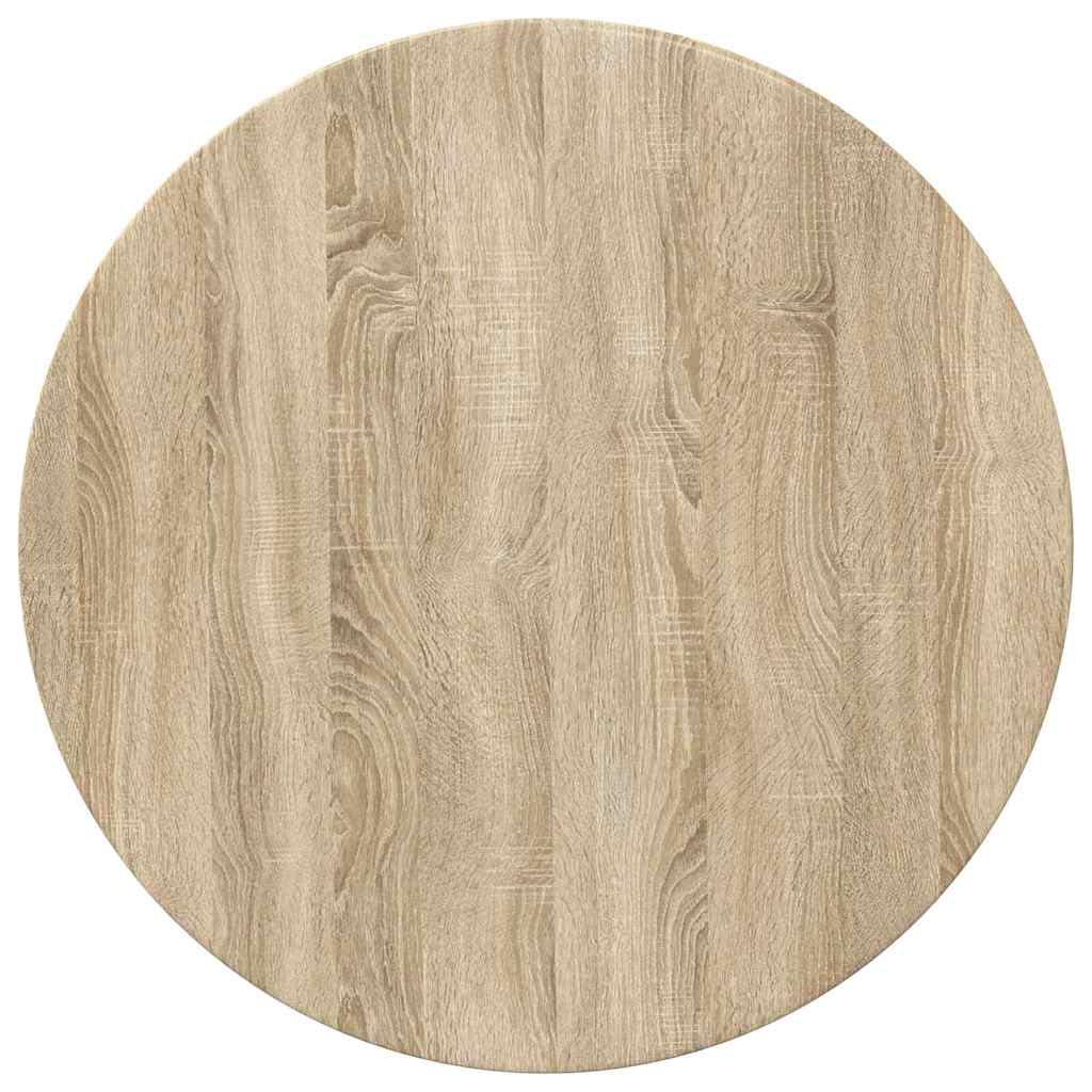 Table Top Sonoma oak Ø 70 x 1.5 cm Engineered Wood