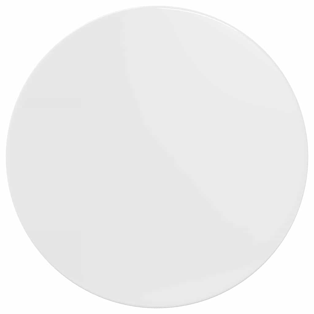 Table Top High gloss white Ø 70 x 1.5 cm Engineered Wood