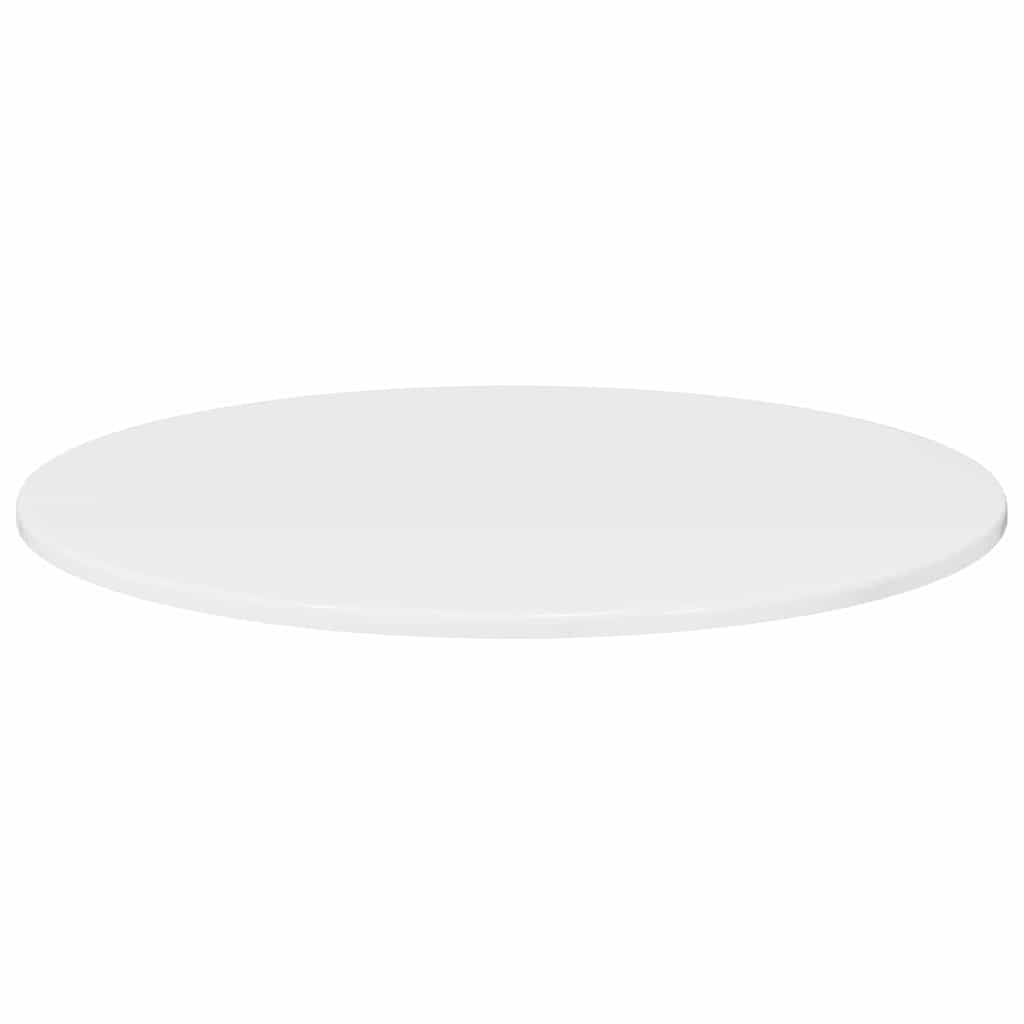 Table Top High gloss white Ø 70 x 1.5 cm Engineered Wood