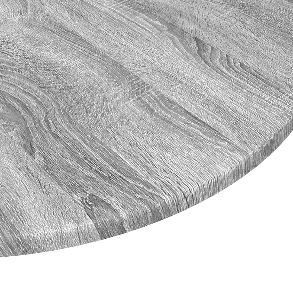 Table Top Grey sonoma Ø 70 x 1.5 cm Engineered Wood