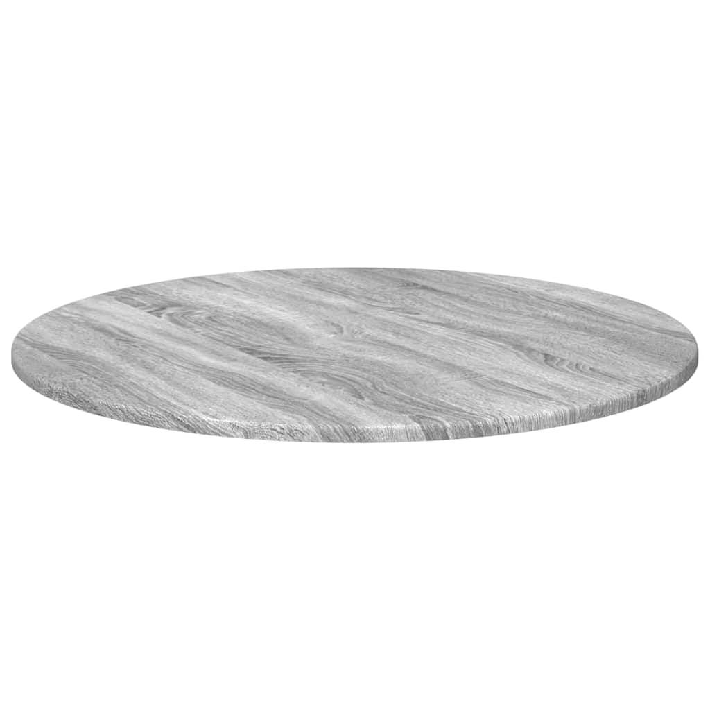 Table Top Grey sonoma Ø 70 x 1.5 cm Engineered Wood