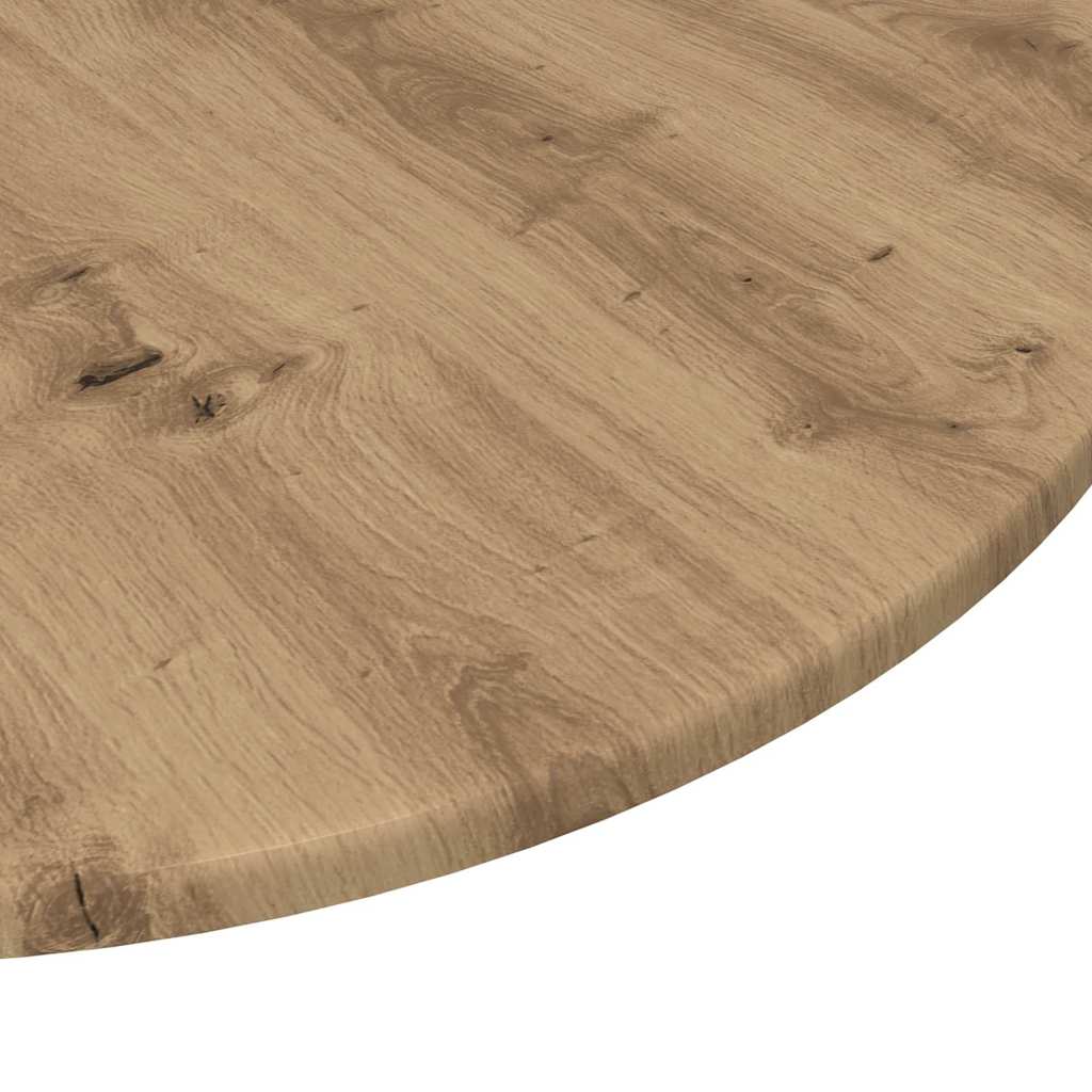 Table Top Artisan oak Ø 70 x 1.5 cm Engineered Wood
