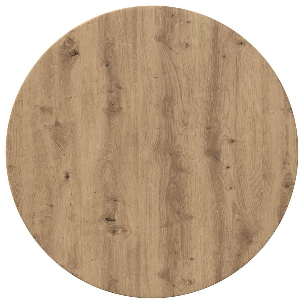 Table Top Artisan oak Ø 70 x 1.5 cm Engineered Wood