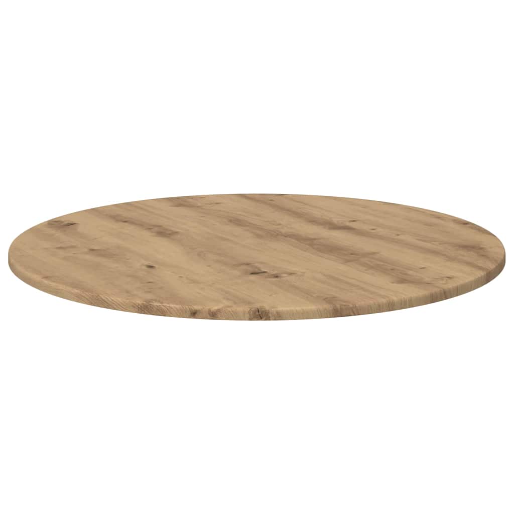 Table Top Artisan oak Ø 70 x 1.5 cm Engineered Wood