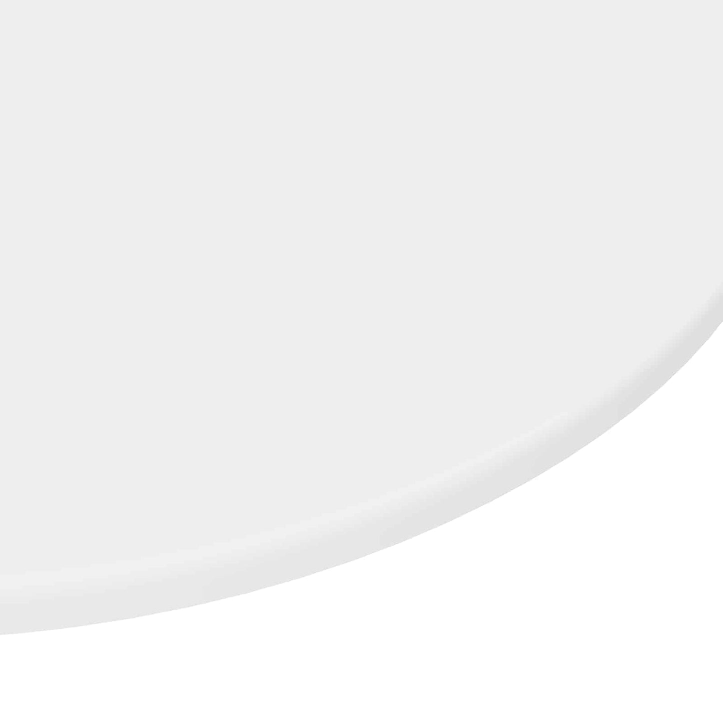 Table Top Ø 80 x 1.5 cm Round Engineered Wood White