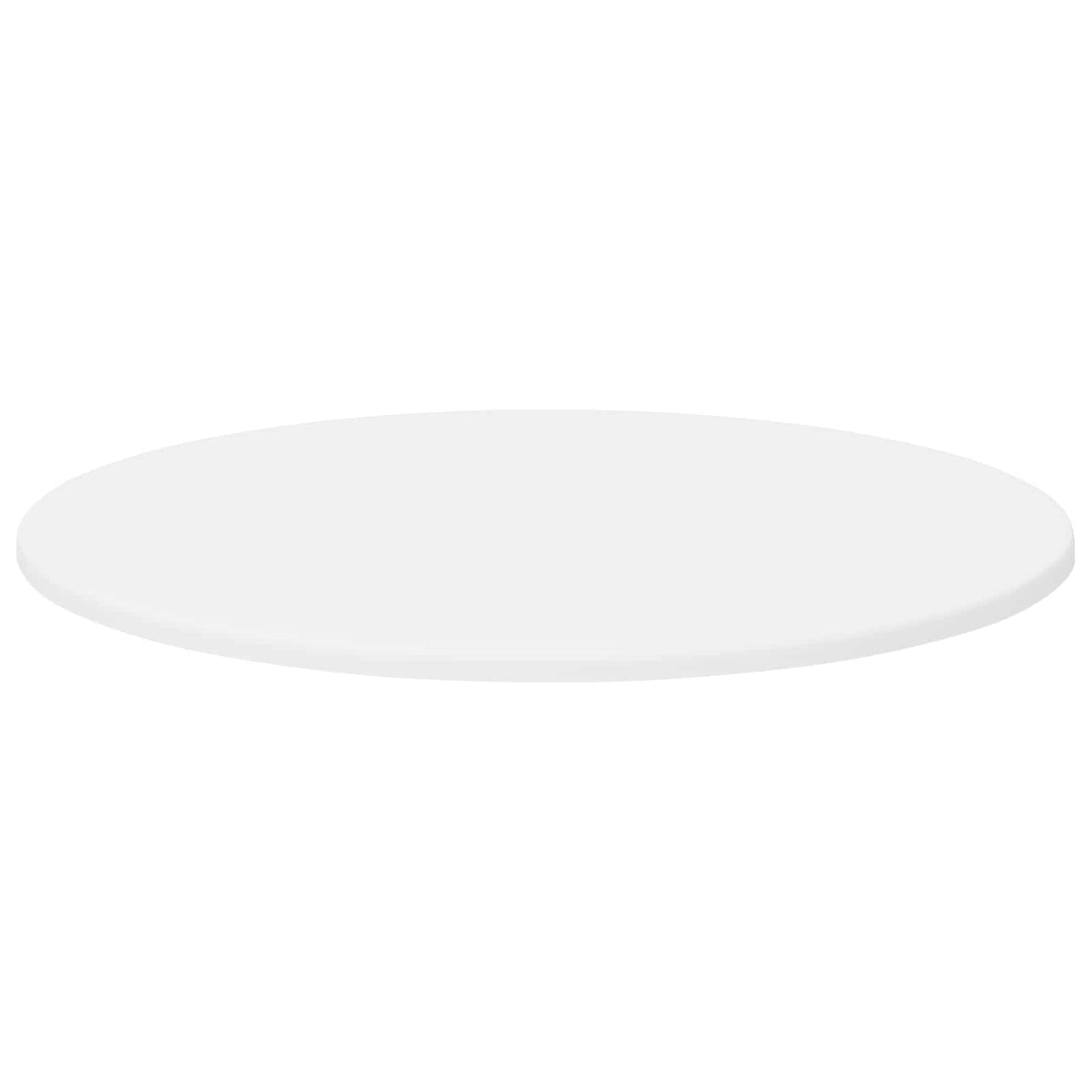 Table Top Ø 80 x 1.5 cm Round Engineered Wood White