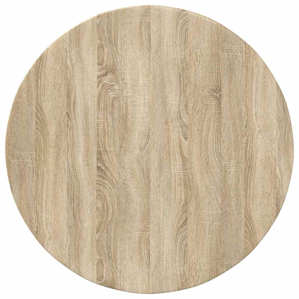 Table Top Sonoma oak Ø 80 x 1.5 cm Engineered Wood